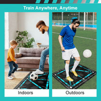 ⚽ 50% SCONTO ORA! 🔥 Tappetino antiscivolo per allenamento di calcio – Resistente e portatile, perfetto per esercizi di tecnica podalica ovunque ✨