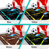⚽ 50% SCONTO ORA! 🔥 Tappetino antiscivolo per allenamento di calcio – Resistente e portatile, perfetto per esercizi di tecnica podalica ovunque ✨