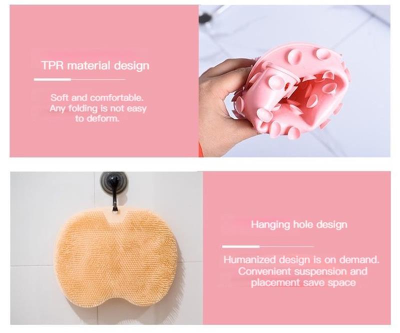 🔥 50 % de réduction ! 🚿🦶 Épurateur de pieds et dos de douche – Coussin de massage relaxant.