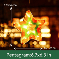🎅Hot Sale - 50% OFF🎁Christmas Window Hanging Lights