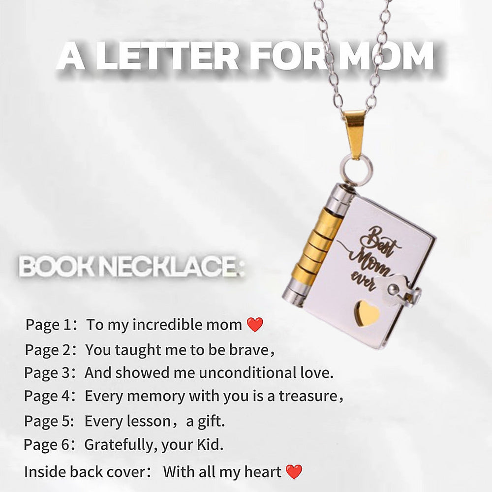 🔥🔥My Little Star Book Necklace for Daughter, Birthday Day Gift Graduation Jewelry of Love