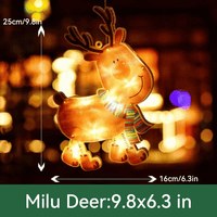 🎅Hot Sale - 50% OFF🎁Christmas Window Hanging Lights