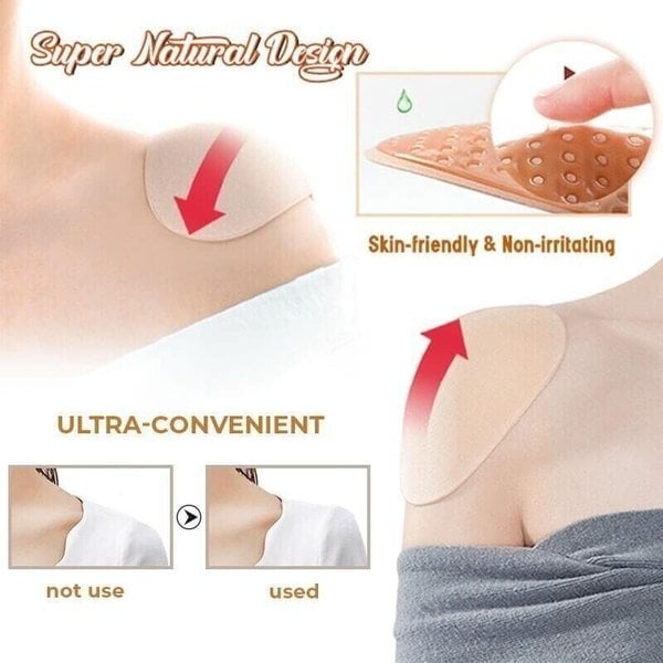 Naturally Soft Anti-Slip Shoulder Pads