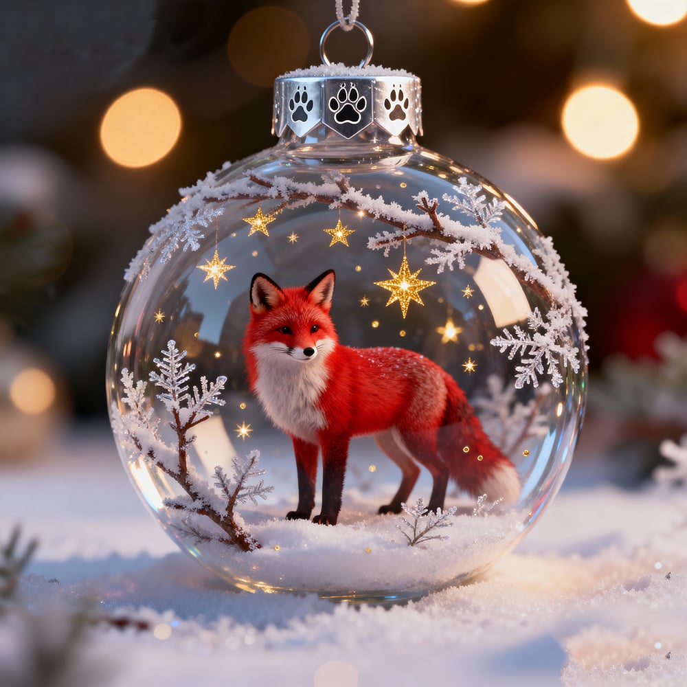 🔥Last Day 50% OFF - 2026 Wildlife Wonders Collection Crystal Glass Ornament (3D)
