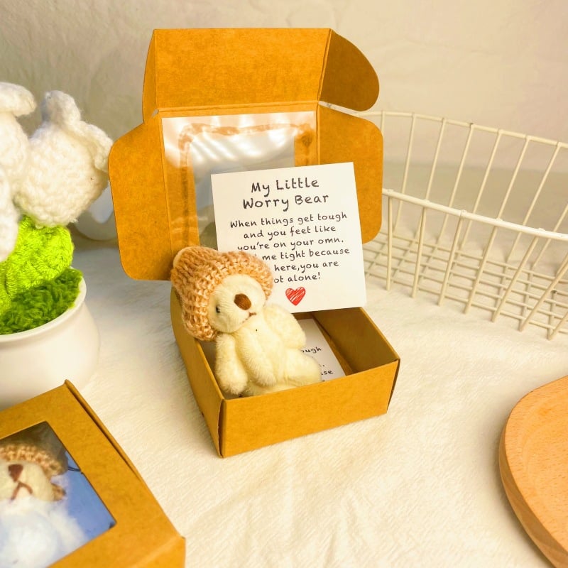 🎁Hot Sale!!🧸✨Little Bear in Box, My Little Worry Bear