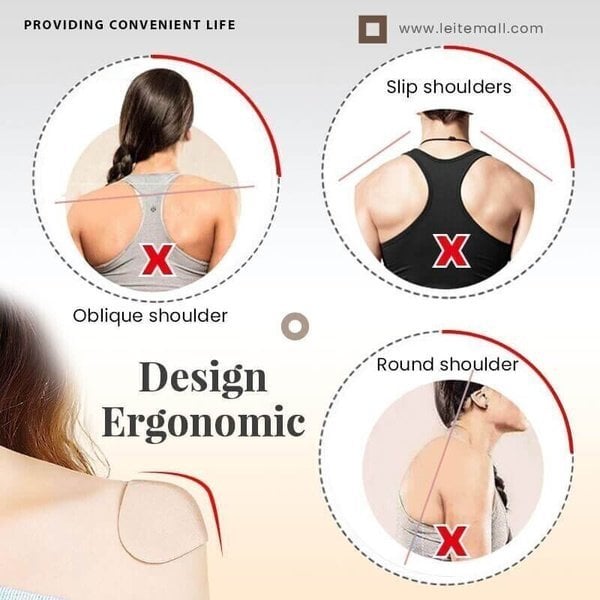 Naturally Soft Anti-Slip Shoulder Pads