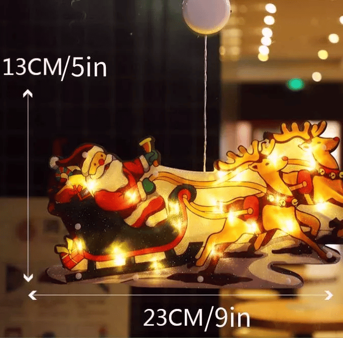 🎅Hot Sale - 50% OFF🎁Christmas Window Hanging Lights