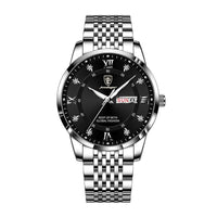 📢📢60 % de réduction !!! 🎅Montre quartz lumineuse et étanche pour homme avec calendrier