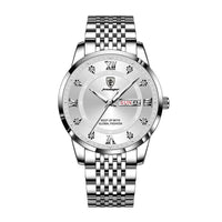 📢📢60 % de réduction !!! 🎅Montre quartz lumineuse et étanche pour homme avec calendrier