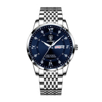 📢📢60 % de réduction !!! 🎅Montre quartz lumineuse et étanche pour homme avec calendrier