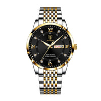 📢📢60 % de réduction !!! 🎅Montre quartz lumineuse et étanche pour homme avec calendrier