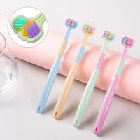?[Achetez 1 Obtenez 5]?V-forme Brosse à dents trilatérale et brosse douce