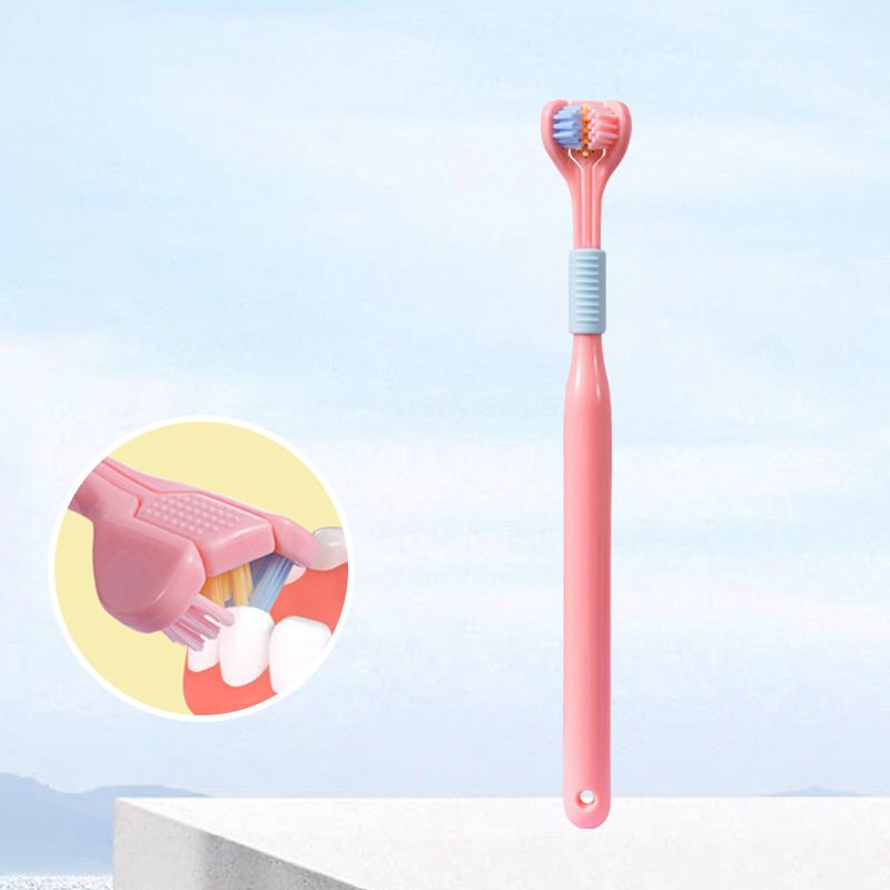 ?[Achetez 1 Obtenez 5]?V-forme Brosse à dents trilatérale et brosse douce