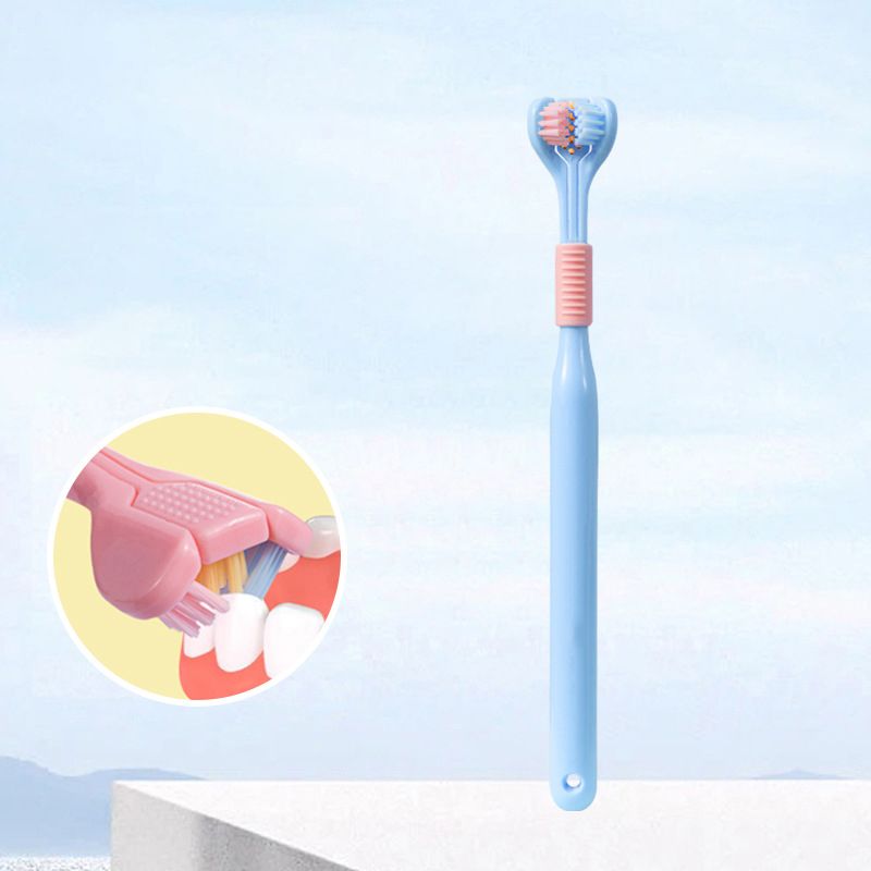?[Achetez 1 Obtenez 5]?V-forme Brosse à dents trilatérale et brosse douce