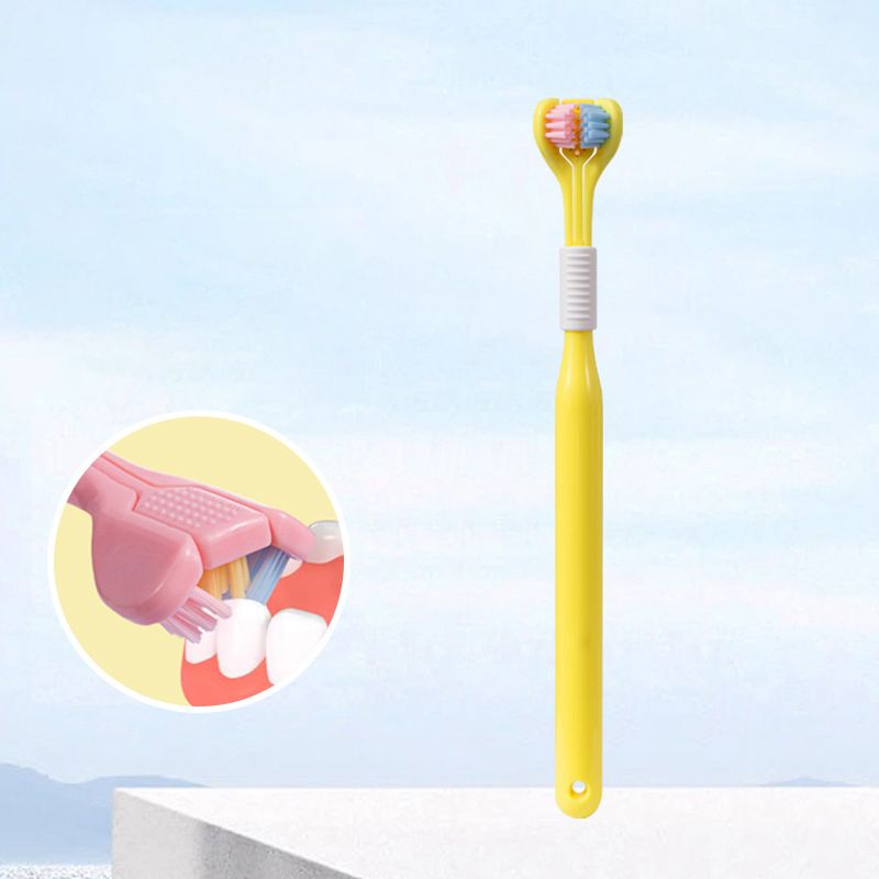 ?[Achetez 1 Obtenez 5]?V-forme Brosse à dents trilatérale et brosse douce