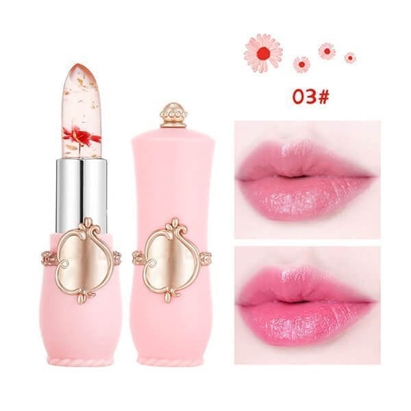 ❣️Buy 1 Get 1 Free❣️Crystal Jelly Flower Color Changing  Lipstick