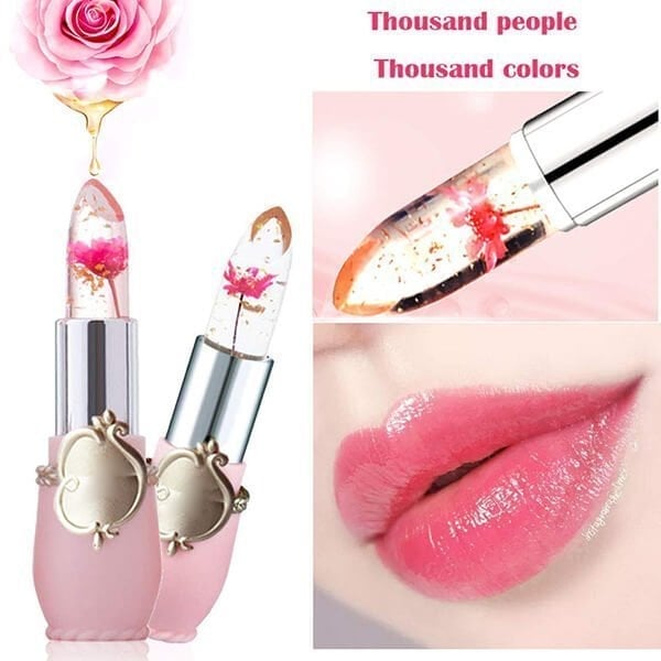 ❣️Buy 1 Get 1 Free❣️Crystal Jelly Flower Color Changing  Lipstick