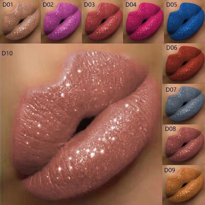 😍💋Buy 1 Get 1 Free💋😍Metallic Liquid Diamond Glitter Lipstick