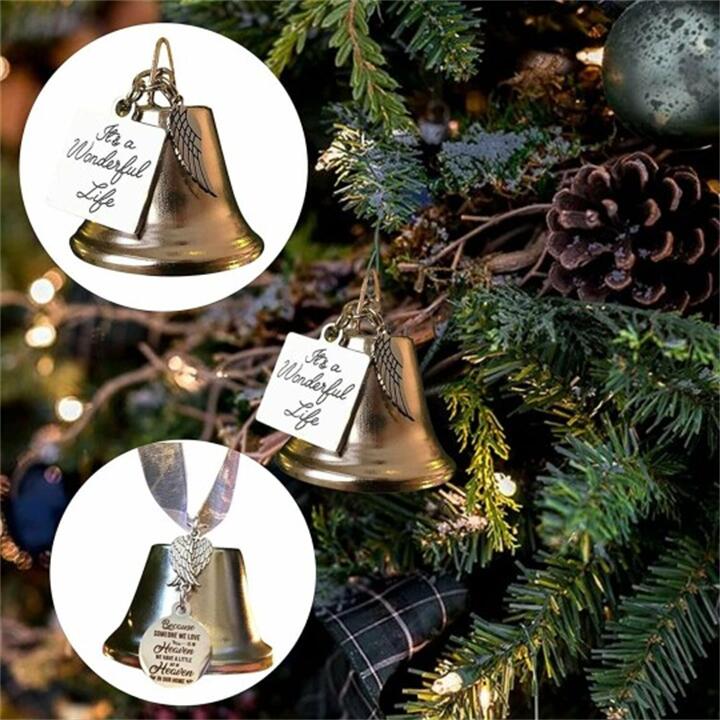 💥Memorial Ornaments💥Angel Wings Bell