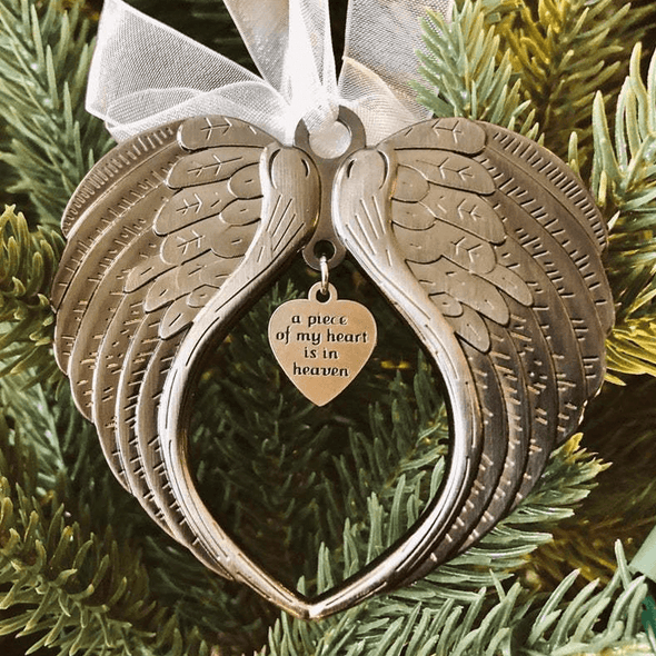 💥Memorial Ornaments💥Angel Wings Bell