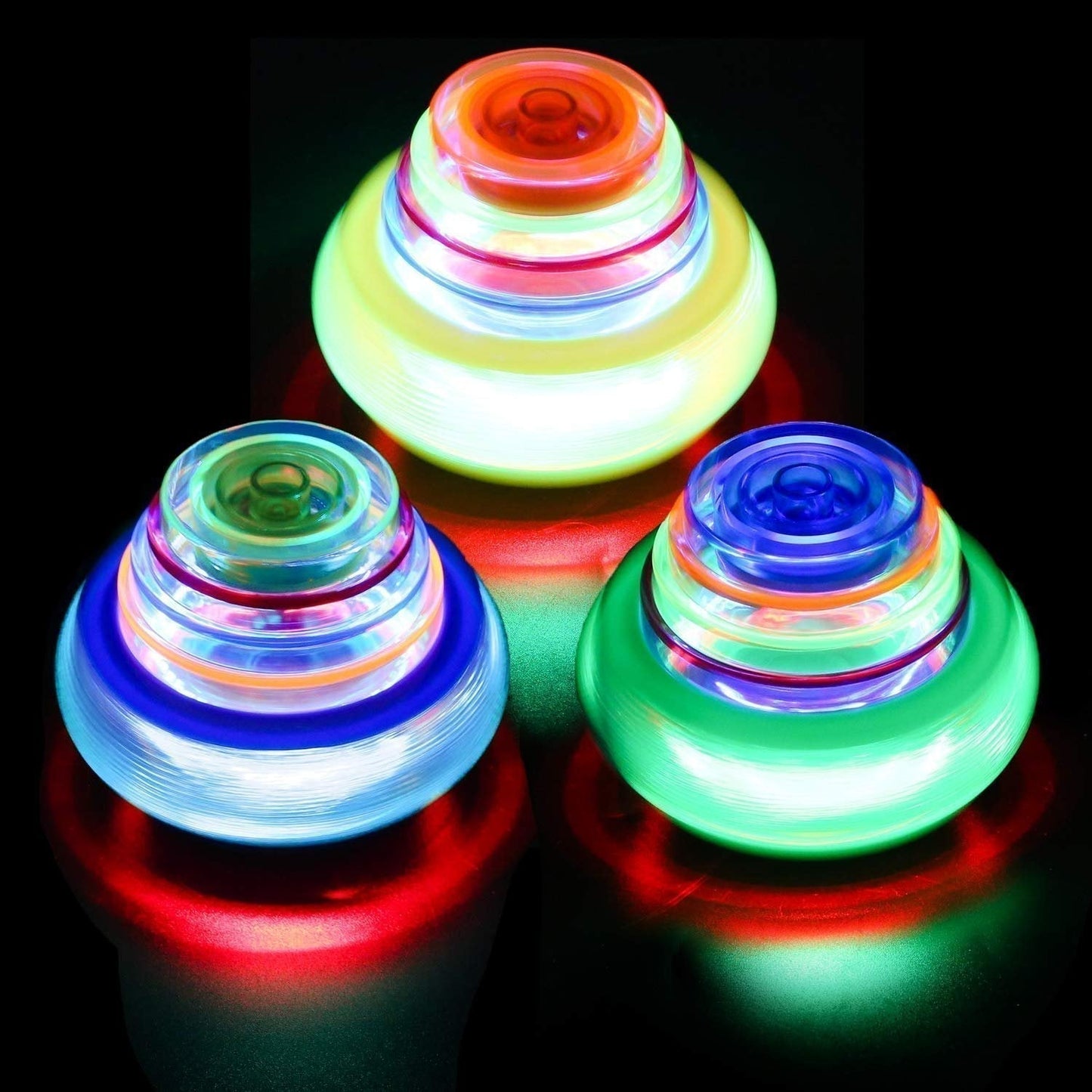 Music Flashing Spinners Toy with Launcher🎁Best Gift for Kids