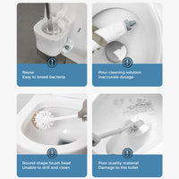 💕Household Wall-mounted Disposable Toilet Cleaning Brush✨