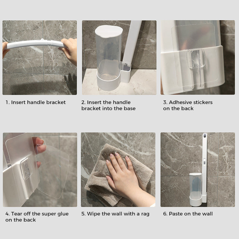 💕Household Wall-mounted Disposable Toilet Cleaning Brush✨