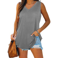 🔥2025 HOT SALE 50% OFF⏳All-match V-Neck Solid Color Vest