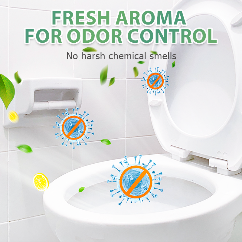 🌸Buy 3 Get 2 Free🌸Toilet Bowl Deodorizer Tablets with Fresh Aroma (1 tablet = 3 regular tablets) 🚽🧼