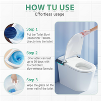 🌸Buy 3 Get 2 Free🌸Toilet Bowl Deodorizer Tablets with Fresh Aroma (1 tablet = 3 regular tablets) 🚽🧼