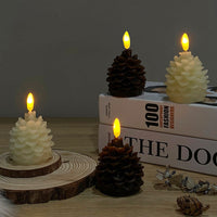 ⛄Christmas Special Sale🔥Flameless Pinecone Candles Battery Operated