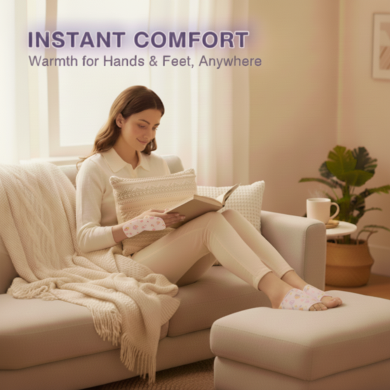 🎅 Compresas Térmicas Portátiles para Manos y Pies - ¡El acompañante perfecto para Navidad! ❄️🎄
