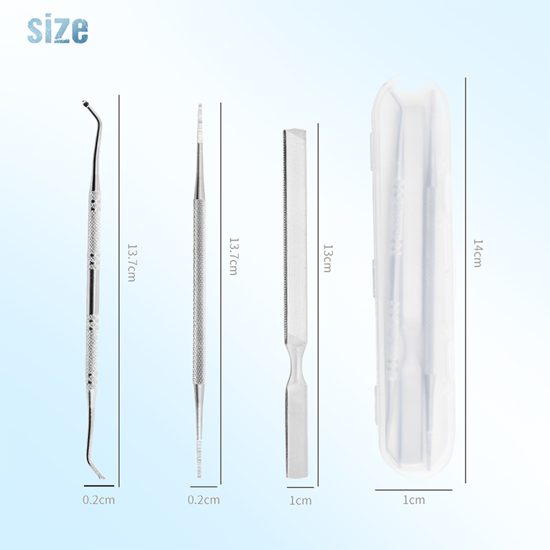 ✨Rozsdamentes acél manikűr- és pedikűrkészlet🔧