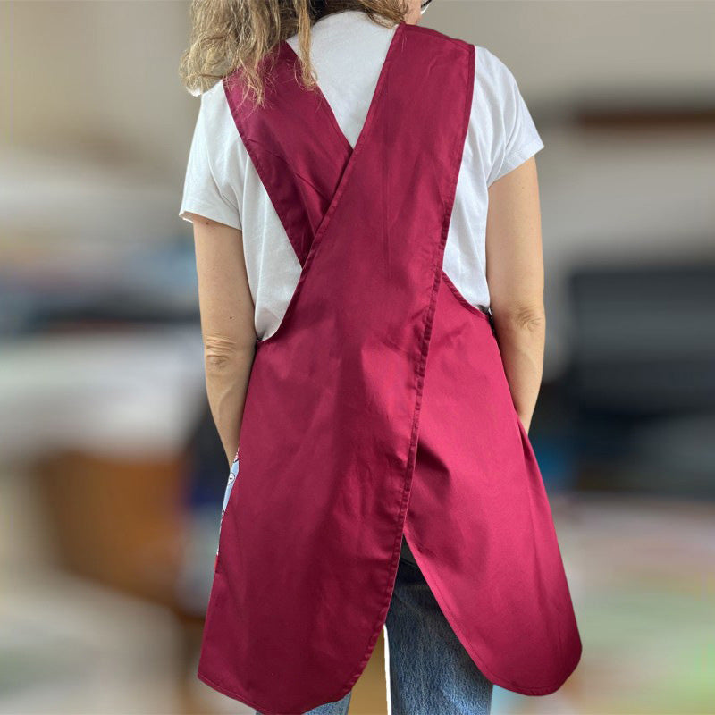 Women's Cross-Back Slip-On Apron