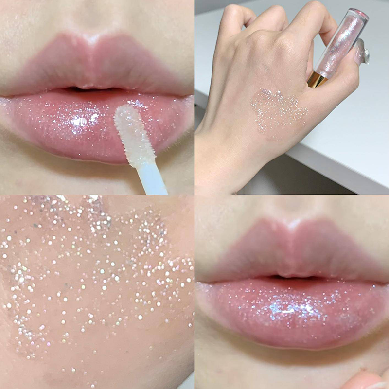 Hydrating High-Gloss Glittery Lip Gloss