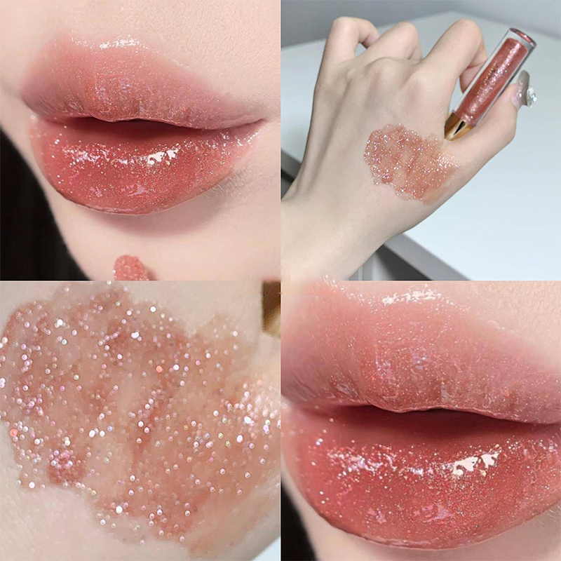 Hydrating High-Gloss Glittery Lip Gloss