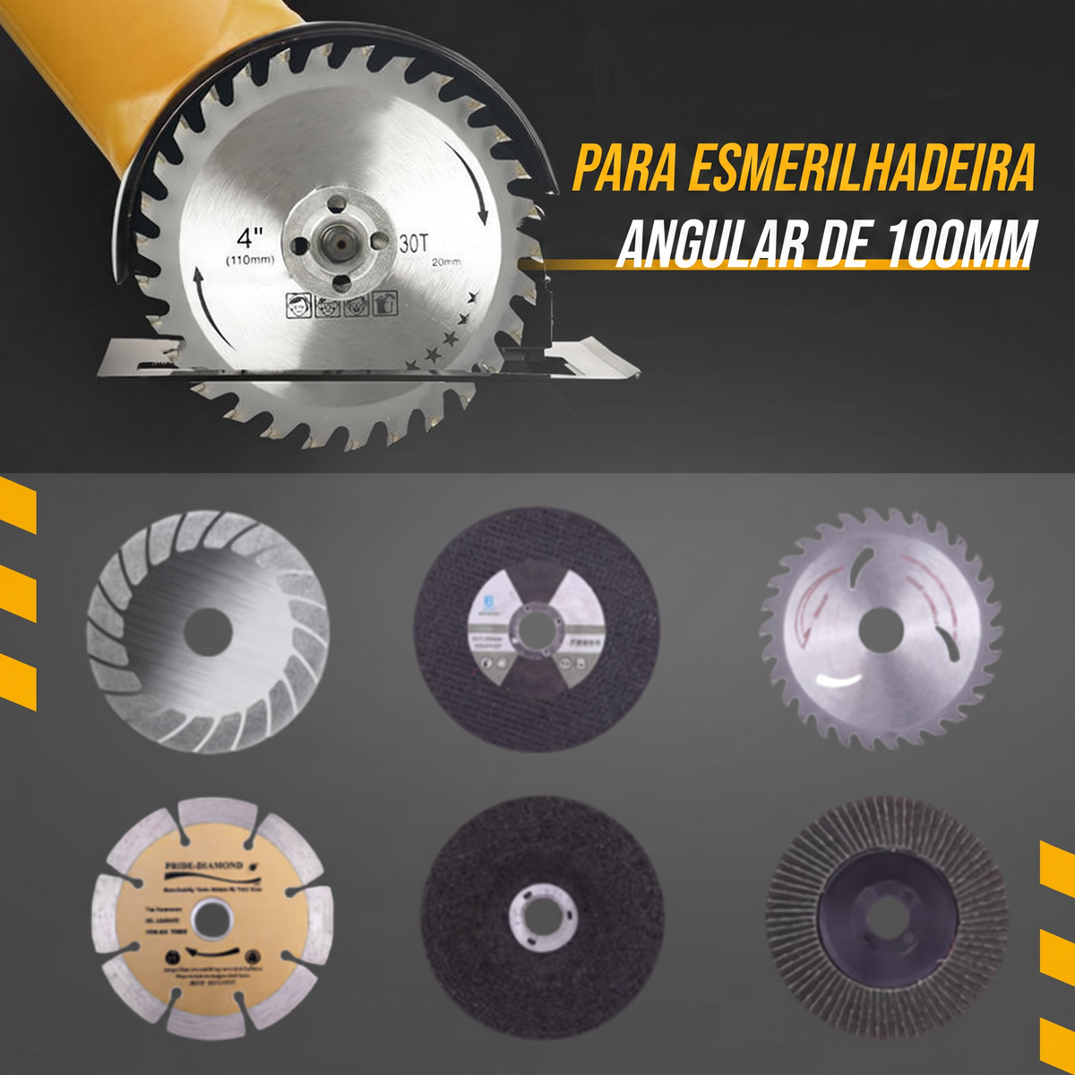 🔥Promoção imperdível com grandes descontos🔥 Suporte de corte para rebarbadora com kit de cobertura protetora – ajustável de 0 a 45°, profundidade de corte de 0 a 40 mm, compatível com rebarbadoras de 4 a 5 polegadas (100-125 mm), feito de ferro + ABS 🔧