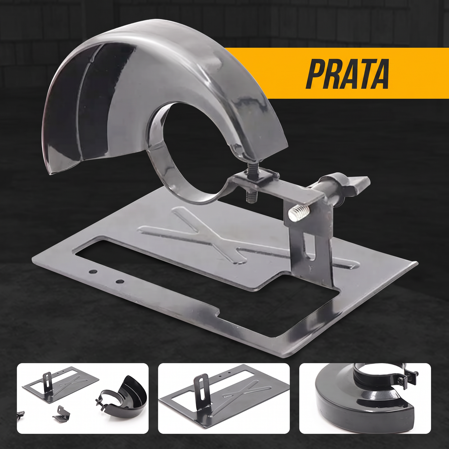 🔥Promoção imperdível com grandes descontos🔥 Suporte de corte para rebarbadora com kit de cobertura protetora – ajustável de 0 a 45°, profundidade de corte de 0 a 40 mm, compatível com rebarbadoras de 4 a 5 polegadas (100-125 mm), feito de ferro + ABS 🔧