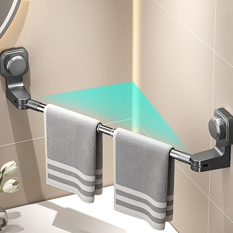 Porte-serviettes réglable à ventouse sans perçage