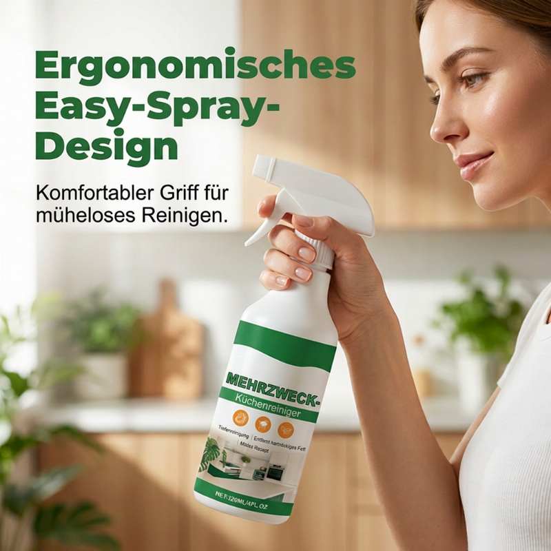 📢📢2+1 Gratis!! ⏰Multifunktionaler Küchenreiniger-Spray
